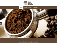 Tablet Screenshot of cafehechoenpuertorico.com